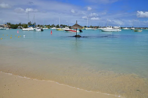 Grand Baie Republic Mauritius July 2014 Picturesque Seaside City — Stock Photo, Image