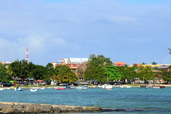 Grand Baie Mauritius Cumhuriyeti Temmuz 2014 Resimli Deniz Kenti — Stok fotoğraf