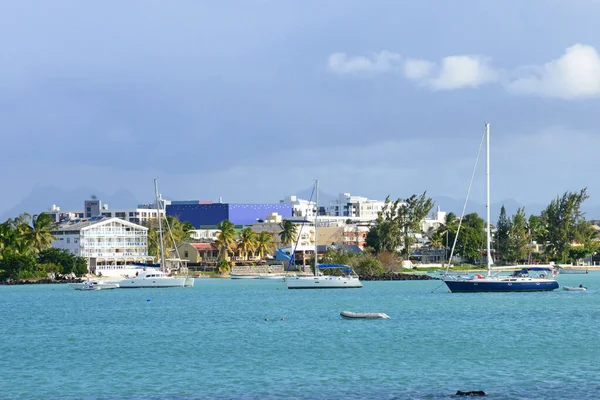 毛里求斯共和国大贝伊 2014年7月28日 风景如画的海滨城市 — 图库照片
