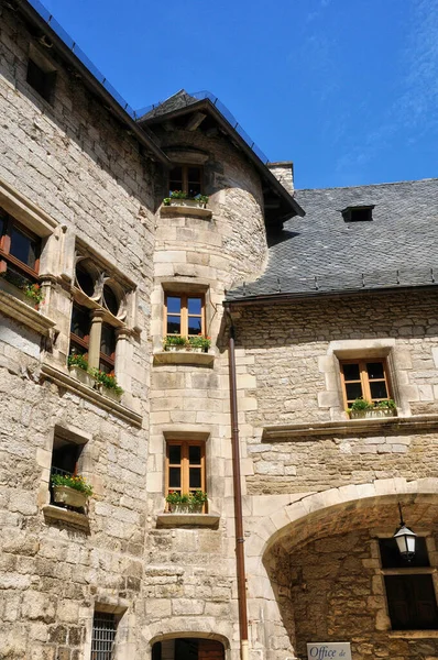 stock image Martel, France - august 18 2016 : the picturesque city