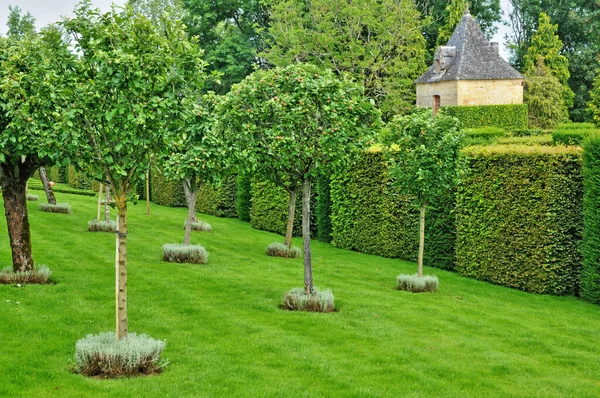 Salignac Eyvigues France August 2016 Picturesque Eyrignac Garden — стокове фото