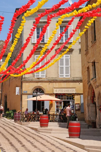 Bergerac Francja Sierpień 2016 Malownicze Stare Miasto — Zdjęcie stockowe