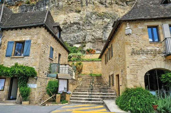 Roque Gageac Frankrijk Augustus 2016 Het Pittoreske Oude Dorp — Stockfoto