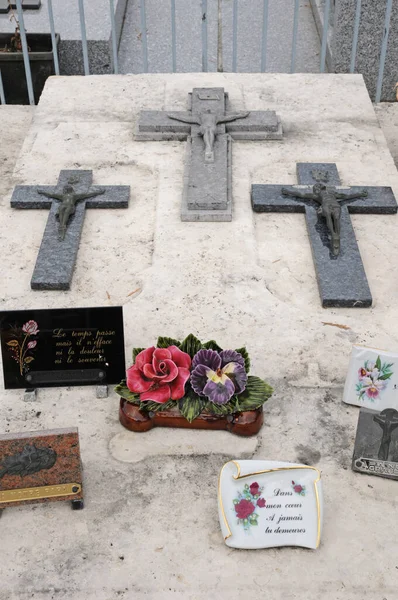 Saint Emilion Francia Agosto 2016 Cementerio —  Fotos de Stock