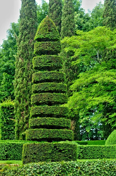 Salignac Eyvigues Fransa Ağustos 2016 Resimli Eyrignac Bahçesi — Stok fotoğraf