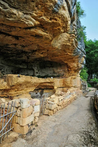 トルコ フランス 8月18 2016 ヴェゼレ渓谷のアブリ マドレーヌトログロジスティック遺跡 — ストック写真