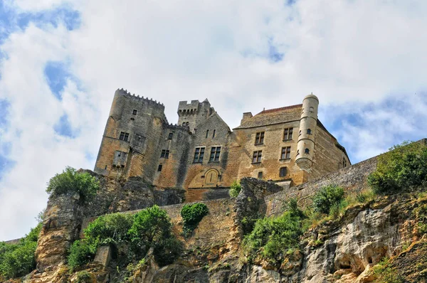 Beynac France August 2016 Historic Old Castle — стокове фото