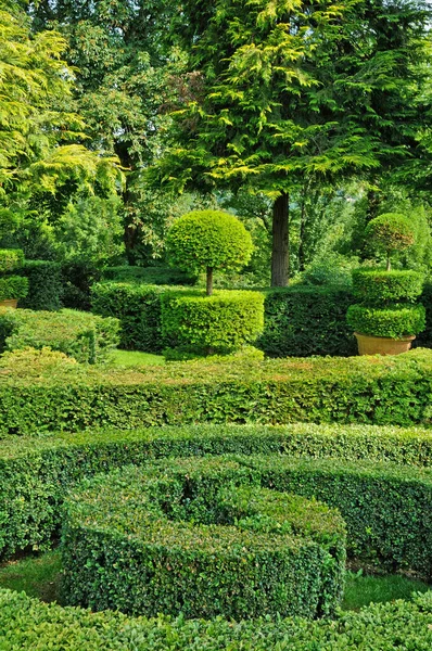 Salignac Eyvigues França Agosto 2016 Pitoresco Jardim Eyrignac — Fotografia de Stock