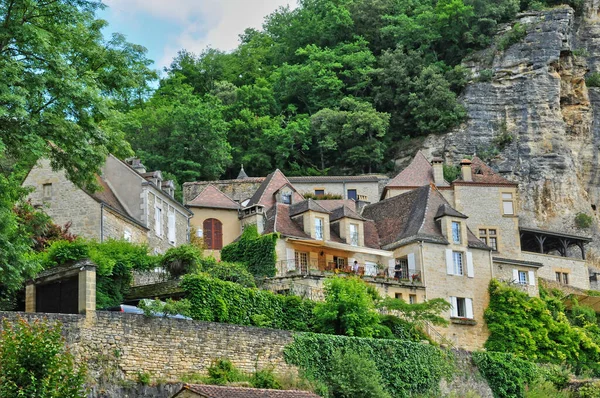 Roque Gageac France August 2016 Picturesque Old Village — 图库照片