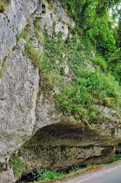 Roque Saint Christophe França Agosto 2016 Pitoresca Aldeia — Fotografia de Stock