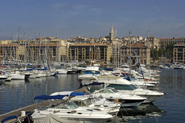 Marseille Frankreich August 2016 Der Malerische Vieux Port — Stockfoto