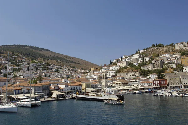 ギリシャ ヒドラ 2010年7月3日 絵のように美しい島 — ストック写真
