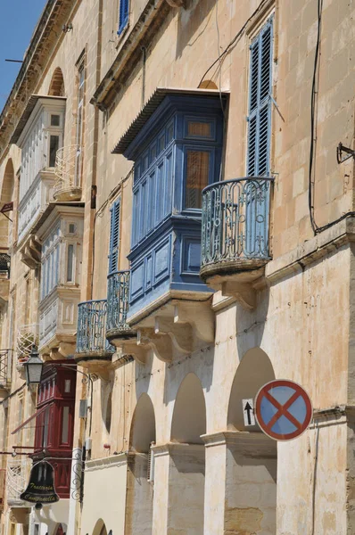 Valletta Malta Cumhuriyeti Nisan 2014 Pitoresk Eski Şehir — Stok fotoğraf