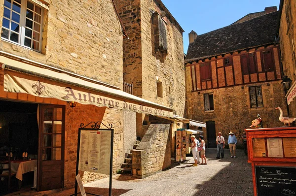 Sarlat Caneda France August 2016 Picturesque Village — 图库照片