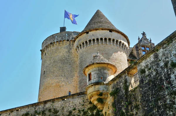 Frankreich Das Malerische Schloss Von Fenelon Dordogne — Stockfoto