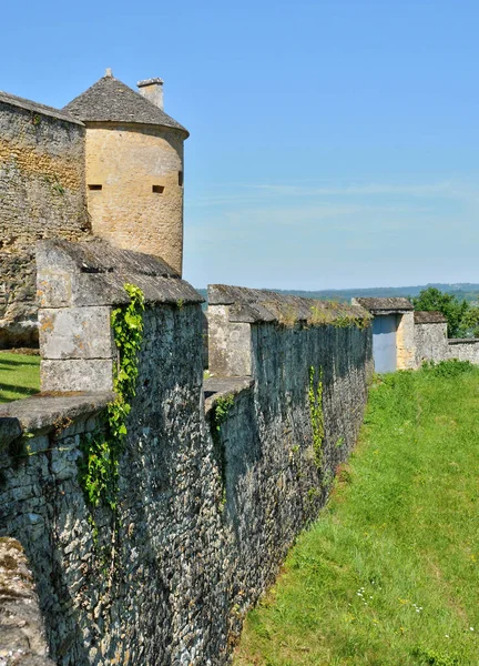 France Picturesque Castle Fenelon Dordogne — Stock Photo, Image