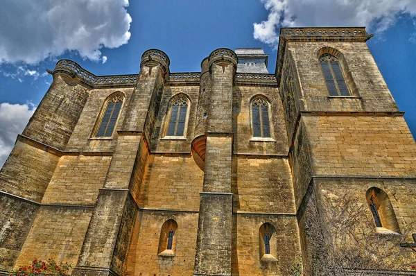Biron Francja Sierpień 2016 Malowniczy Stary Zamek — Zdjęcie stockowe
