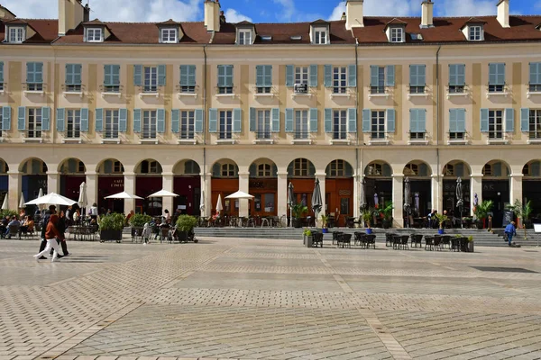 Germain Laye France May 2023 Picturesque Market Square — Stock Photo, Image