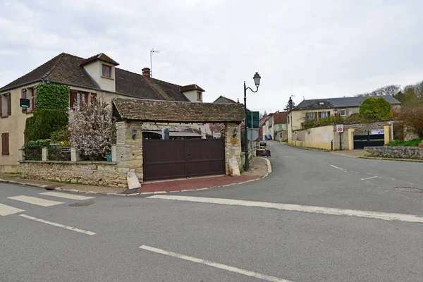 Montreuil Sur Epte Fransa Mart 2023 Köy Merkezi — Stok fotoğraf
