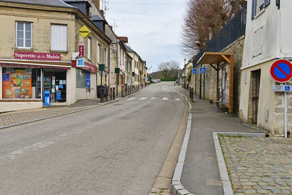 Saint Clair Sur Epte France March 2023 Village Centre — 图库照片