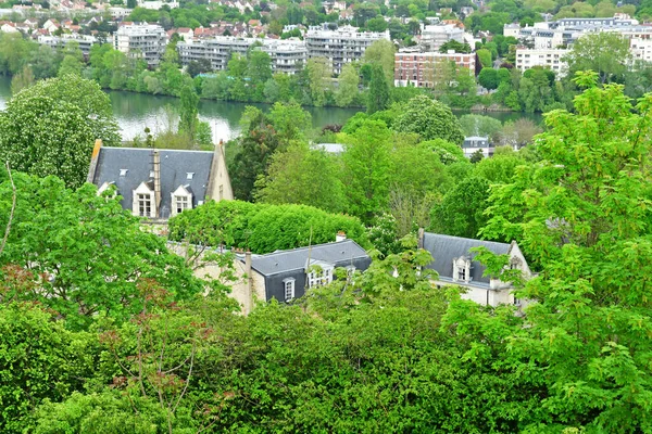 Pecq França Maio 2023 Vista Saint Germain Laye — Fotografia de Stock