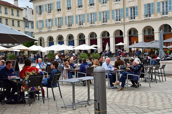 Germain Laye France May 2023 Picturesque Market Square City Centre — Stock Photo, Image