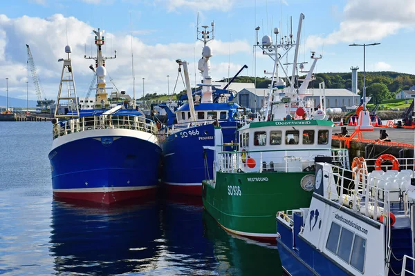 Killybegs Írország Szeptember 2022 Halászkikötő — Stock Fotó