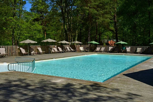 Sille Guillaume France May 2023 Pool Camping Forest — Stock Photo, Image