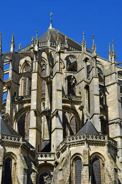 Mans Franța Mai 2023 Catedrala Saint Julien — Fotografie, imagine de stoc