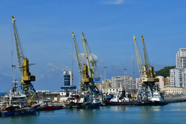 Durres Albania August 2022 Harbour — Zdjęcie stockowe