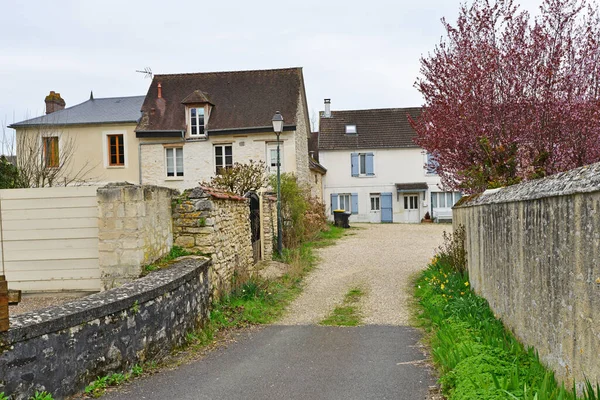 Montreuil Sur Epte Frankreich März 2023 Dorfzentrum — Stockfoto