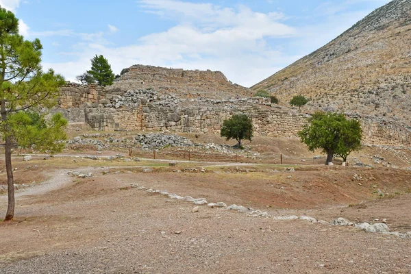 Mycenae Greece August 2022 Archaeological Site — Fotografia de Stock
