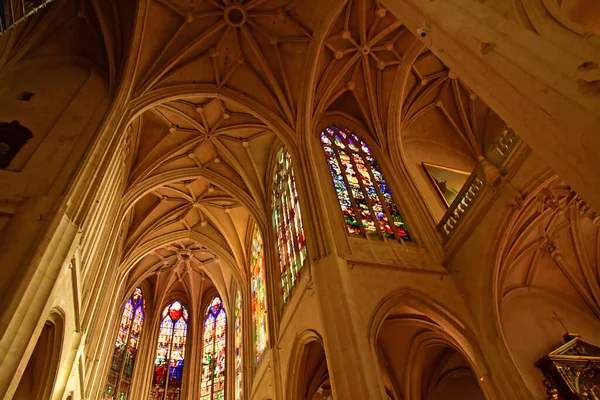 Παρίσι Γαλλία Απριλίου 2023 Εκκλησία Του Αγίου Gervais Saint Protais — Φωτογραφία Αρχείου