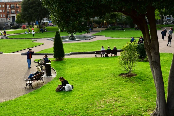 stock image Dublin,Ireland - september 15 2022 : the Saint Patrick cathedral park