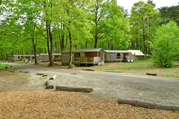 Sille Guillaume Francja Maja 2023 Camping Lesie — Zdjęcie stockowe
