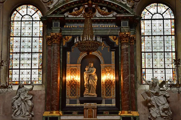 Παρίσι Γαλλία Απριλίου 2023 Μπαρόκ Εκκλησία Του Αγίου Παύλου Στο — Φωτογραφία Αρχείου