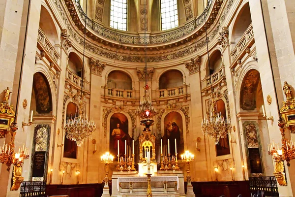 Parigi Francia Aprile 2023 Chiesa Barocca Saint Paul Saint Louis — Foto Stock