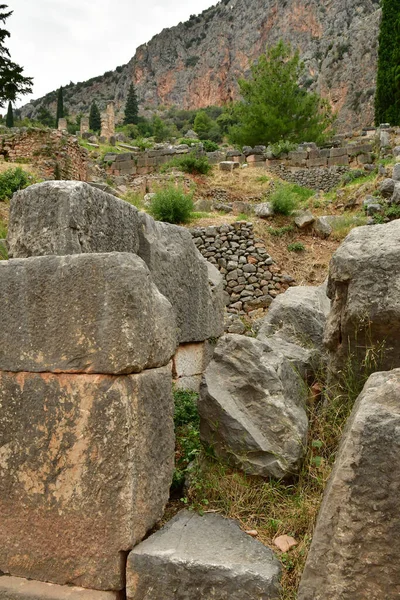 Delphi Greece August 2022 Archaeological Site — стокове фото