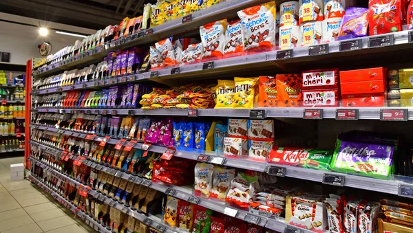 Germain Laye França Maio 2023 Alimentos Supermercado — Fotografia de Stock