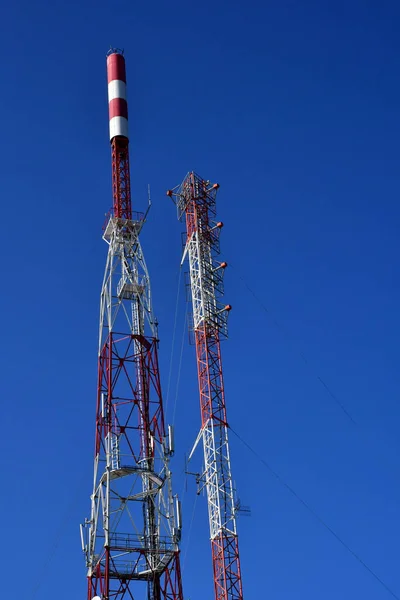 Castelo Rodrigo Portugal March 2022 Telecommunication Pylon — Photo