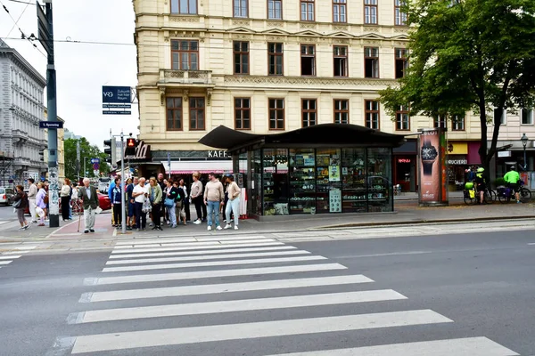 Viena Áustria Junho 2023 Pitoresco Centro Cidade — Fotografia de Stock