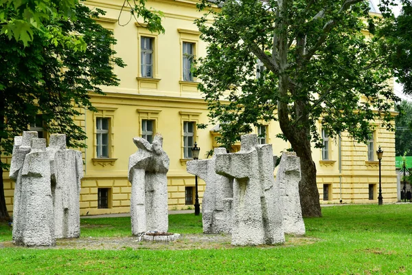 セルビアのスレムスキカルチ 6月28 2023 美しい市内中心部 — ストック写真