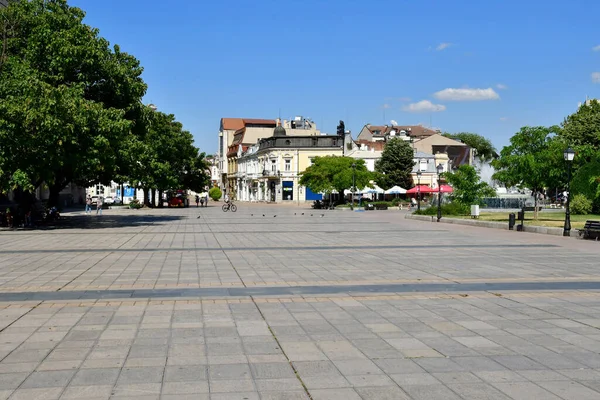 Русе Болгарія Липня 2023 Року Мальовнича Площа Перед Театром — стокове фото