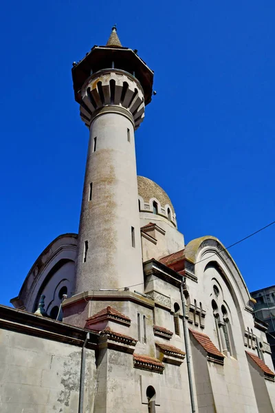 Констанца Румыния Июля 2023 Года Мечеть Живописном Центре Города — стоковое фото