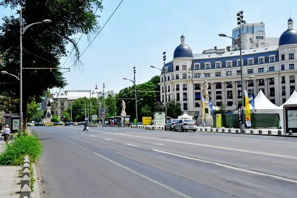 Bukarest Rumänien Juli 2023 Das Malerische Stadtzentrum — Stockfoto