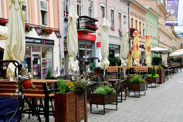 Novi Sad Sérvia Junho 2023 Pitoresco Centro Cidade — Fotografia de Stock