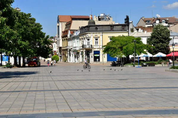 Ruse Bulgaria July 2023 Picturesque Square Front Theatre — Stock Photo, Image