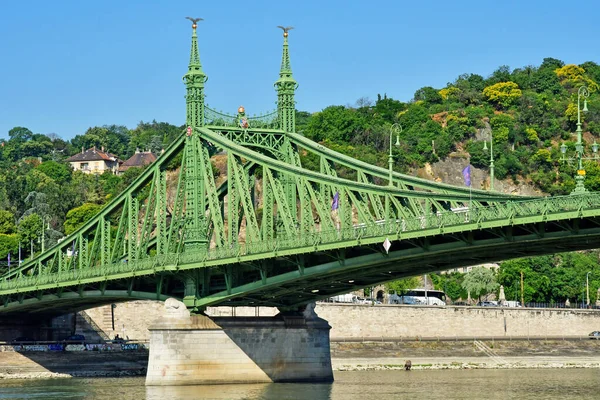 Budapest Hongrie Juin 2023 Pont Liberty — Photo