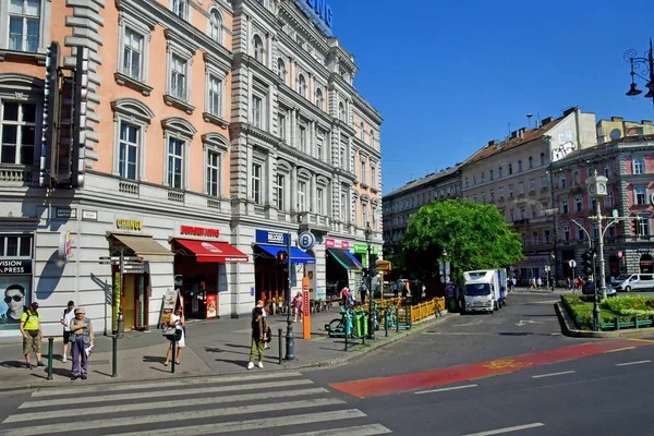 Boedapest Hongarije Juni 2023 Het Pittoreske Stadscentrum — Stockfoto