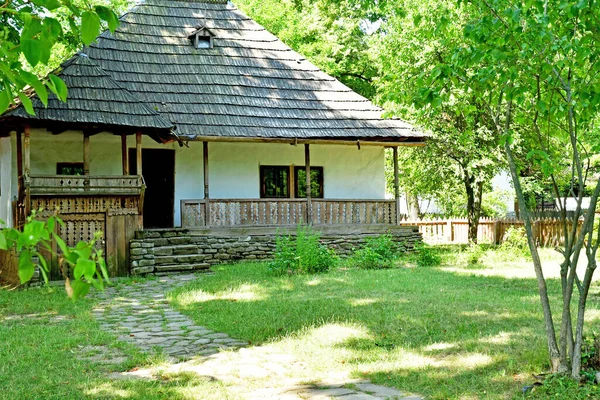 Bucarest Romania July 2023 Old House Picturesque Village Museum — Stock Photo, Image